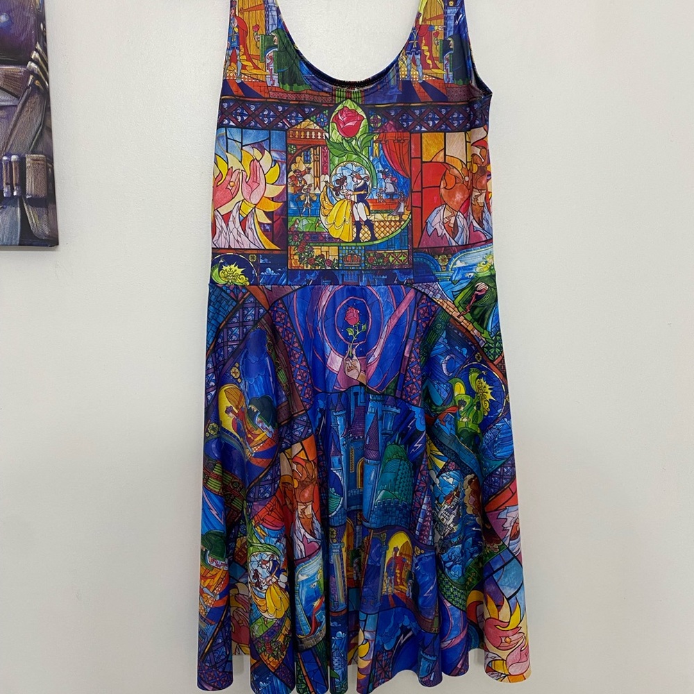 Black Milk Clothing Tale As Old As Time Scoop Skater Dress Medium